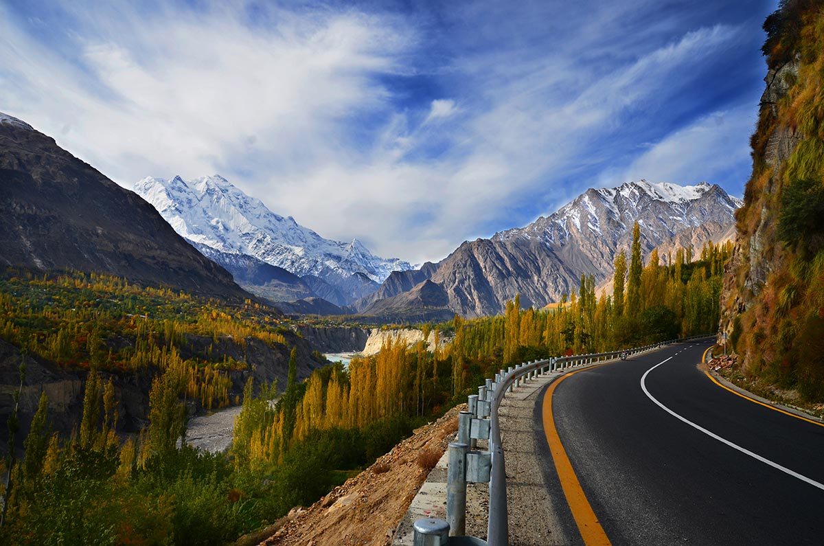 Rakaposhi View on Karakoram Highway