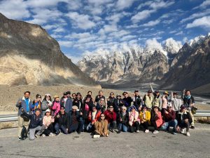 Passu Cones with guests