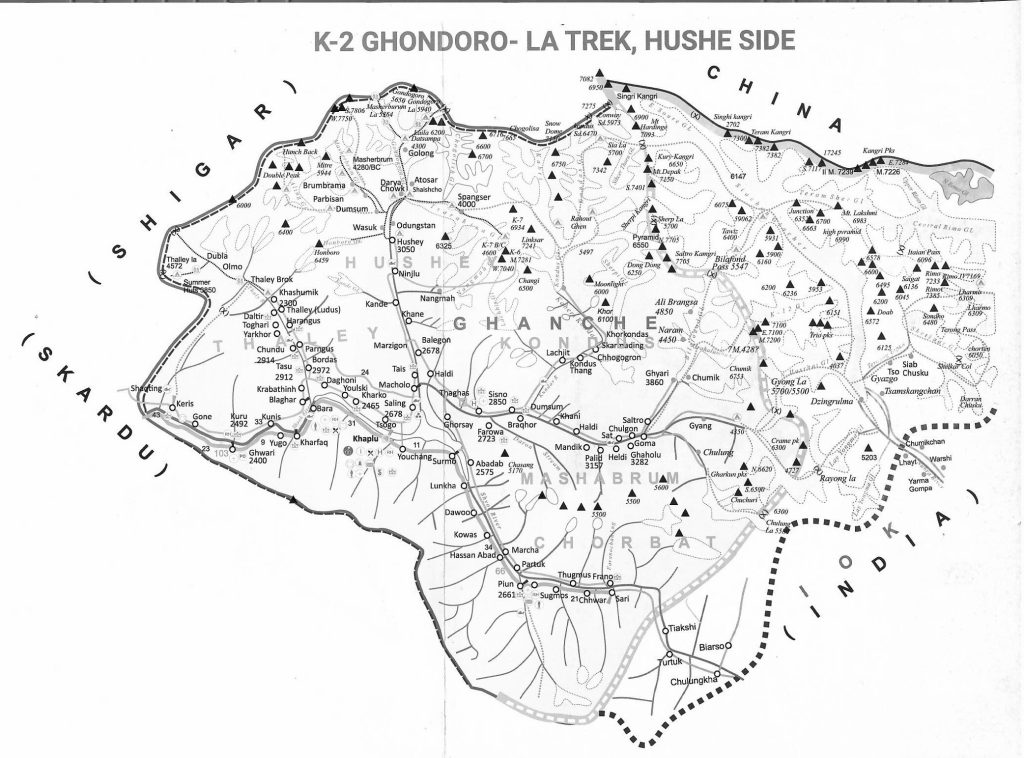 k2 gondogoro la trek map 2