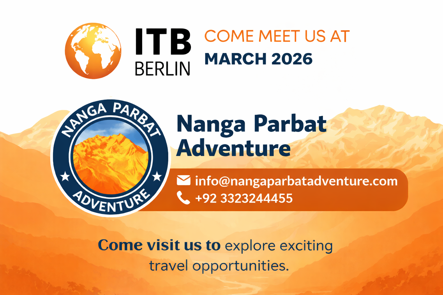 Read more about the article Nanga Parbat Adventure at ITB Berlin, March 2026